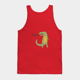 RAWR T-REX TYRANNOSAURUS REX CUTE DINOSAUR Tank Top